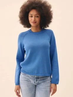 Djerf Avenue Roundneck Sweater Sky Blue Discount
