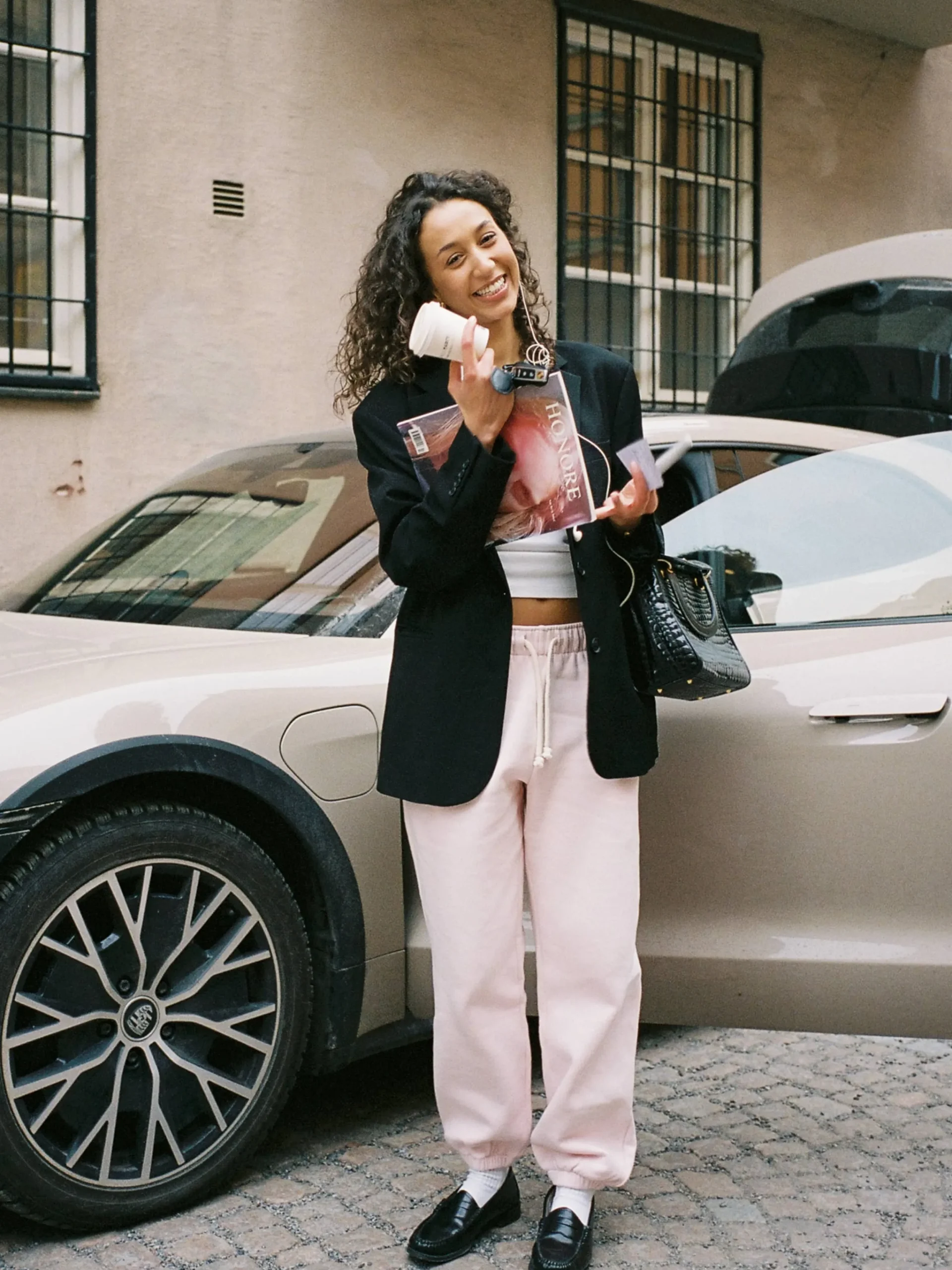 Djerf Avenue Staple Sweatpants Baby pink Outlet