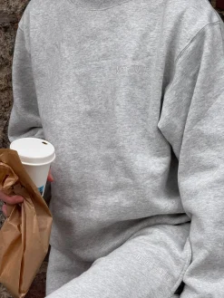 Djerf Avenue Staple Sweatshirt Grey New