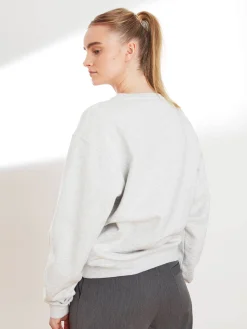 Djerf Avenue Staple Sweatshirt Grey New