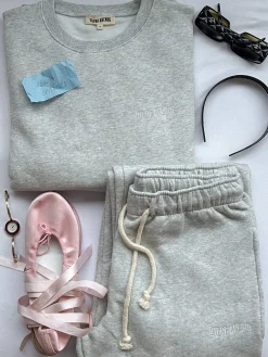 Djerf Avenue Staple Sweatshirt Grey New