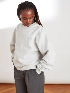 Djerf Avenue Staple Sweatshirt Grey New