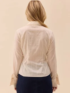Djerf Avenue Summer Shirt White Best
