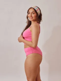 Djerf Avenue Tankini Top Guava Hot