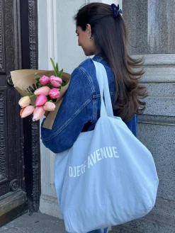 Djerf Avenue Tote Bag Light Blue Sale