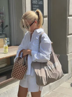 Djerf Avenue Tote Bag Oat