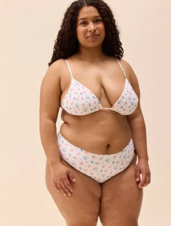 Djerf Avenue Triangle Bikini Top Summer Berries Discount