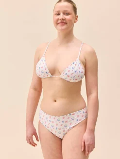 Djerf Avenue Triangle Bikini Top Summer Berries Discount