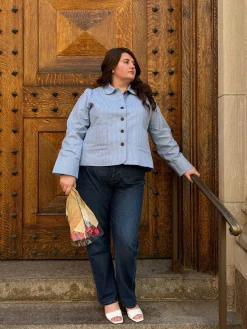 Djerf Avenue Uptown Jacket Blue