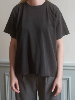 Djerf Avenue Washed T-shirt Washed Black Best