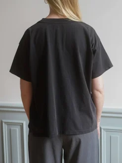 Djerf Avenue Washed T-shirt Washed Black Best