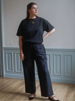 Djerf Avenue Washed T-shirt Washed Black Best